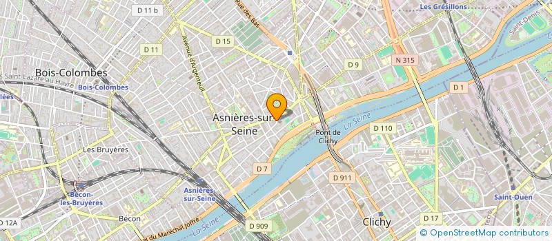 localisation de l'entreprise SYND.COPR. DU 1 RUE CHARCOT 92 BOIS COL  ASNIERES-SUR-SEINE