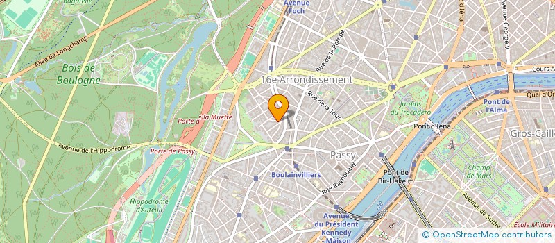 localisation de l'entreprise SYND COPR DU 1 RUE DE FRANQUEVILLE 75 PA  PARIS