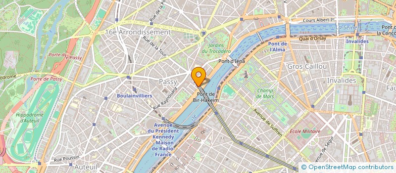 localisation de l'entreprise SYND.COPR. DU 1 RUE DE L ALBONI 75016 PA  PARIS 16