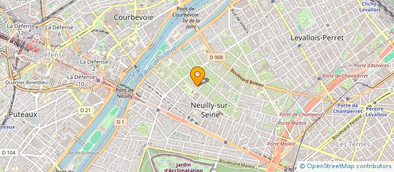 localisation de l'entreprise SYND.COPR. DU 1 RUE DE L AMIRAL DE JOINV à NEUILLY-SUR-SEINE