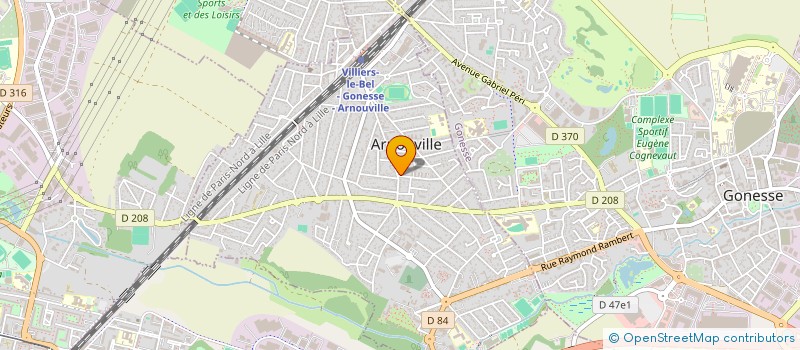 localisation de l'entreprise SYND COPR DU 1 RUE DE TROUVILLE 95 ARNOU  ARNOUVILLE