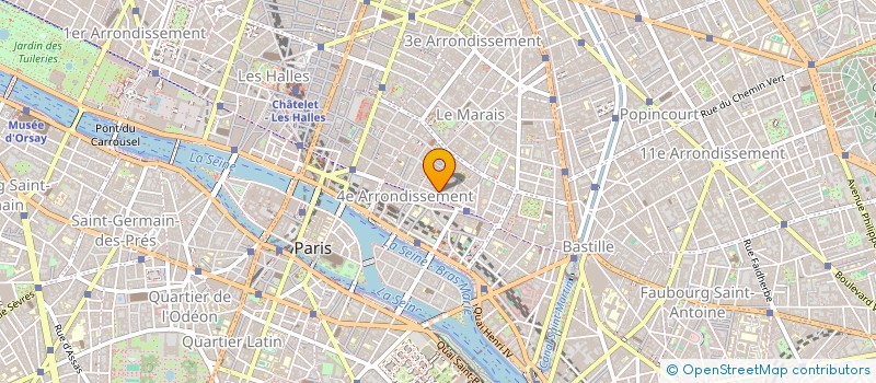 localisation de l'entreprise SYND.COPR. DU 1 RUE DES ECOUFFES 75004 P  PARIS