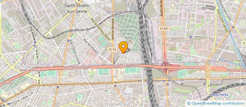 localisation de l'entreprise SYND COPR DU 1 RUE DES ENTREPOTS à SAINT-OUEN-SUR-SEINE