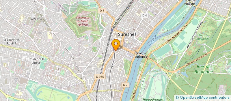 localisation de l'entreprise SYND.COPR. DU 1 RUE DES GIRONDIN à SURESNES
