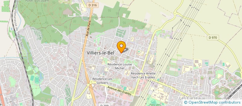 localisation de l'entreprise SYND COPR DU 1 RUE DU DR VINCENTELLI 95  VILLIERS-LE-BEL