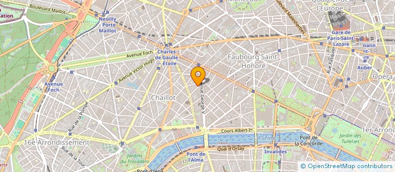 localisation de l'entreprise SYND.COPR. DU 1 RUE MAGELLAN    75008 PA  PARIS