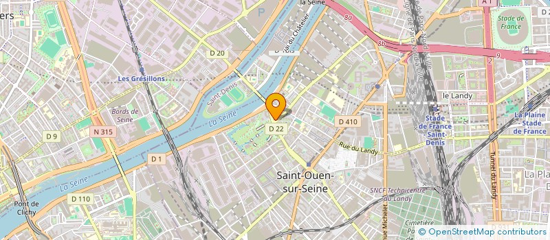 localisation de l'entreprise SYND.COPR. DU 1 RUE SAINT DENIS 93 ST OU à SAINT-OUEN-SUR-SEINE