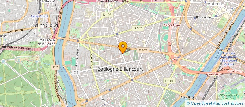 localisation de l'entreprise SYND.COPR. DU 1 RUE SAINT JOSEPH 75002 P à BOULOGNE-BILLANCOURT