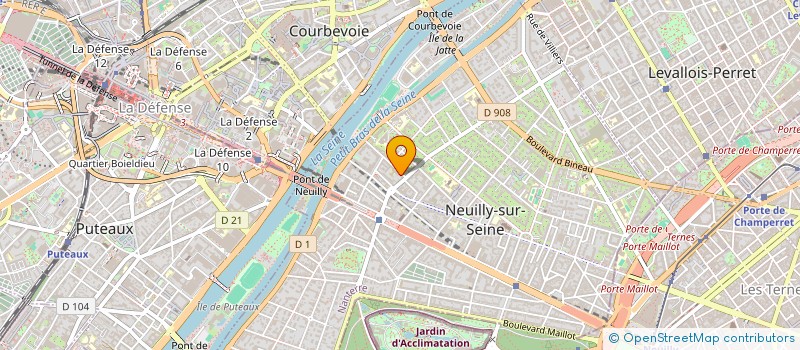 localisation de l'entreprise SYND.COPR. DU 1 RUE SOYER 92 NEUILLY à NEUILLY-SUR-SEINE