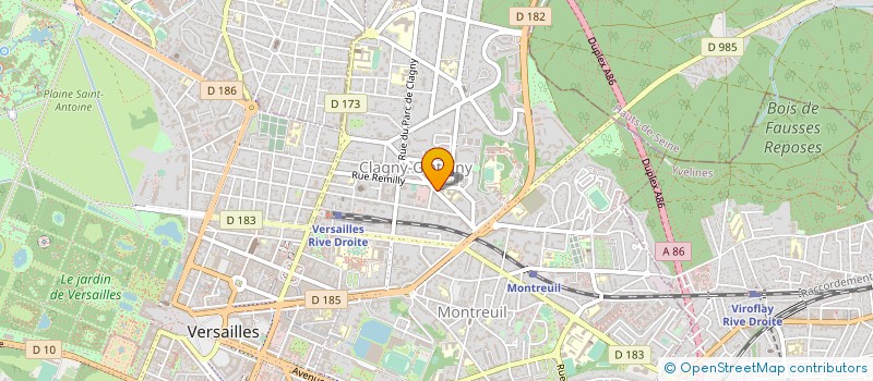localisation de l'entreprise SYND COPR DU 1 RUE VICTOR BART  78 VERSA à VERSAILLES