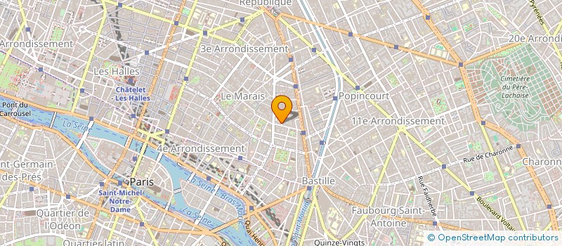 localisation de l'entreprise SYND COPR DU 1 RUE VILLEHARDOUIN 75003 P  PARIS