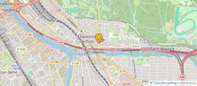 localisation de l'entreprise SYND.COPR. DU 10 AV. DU MAL DE LATTRE D à SAINT-MAURICE