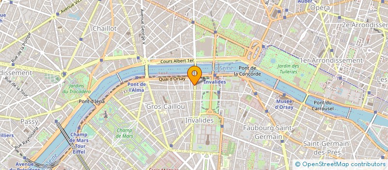 localisation de l'entreprise SYND.COPR. DU 10 BD DE LA TOUR  MAUBOURG  PARIS