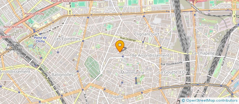 localisation de l'entreprise SYND.COPR. DU 10 BIS RUE DUHESME 75018 P  PARIS