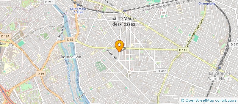 localisation de l'entreprise SYND COPR DU 10 RUE ARISTIDE BRIAND à SAINT-MAUR-DES-FOSSES