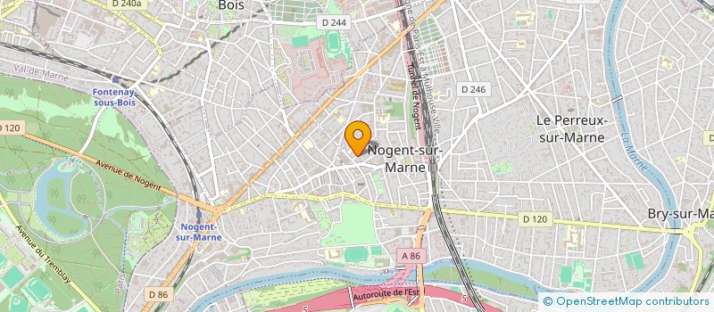 localisation de l'entreprise SYND.COPR. DU 10 RUE CABIT à NOGENT-SUR-MARNE