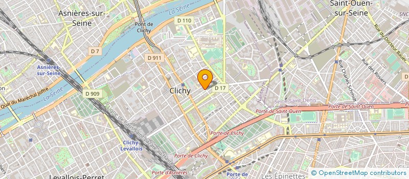 localisation de l'entreprise SYND.COPR. DU 10 RUE CH ET RENE AUFFRAY à CLICHY