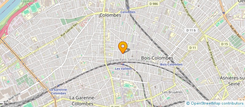 localisation de l'entreprise SYND.COPR. DU 10 RUE DES VALLEES  COLOMBES