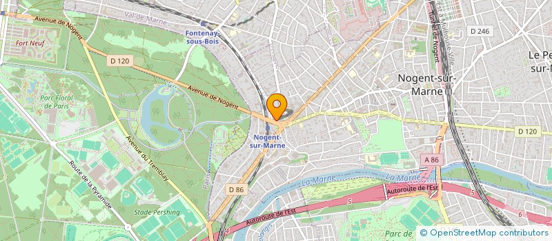 localisation de l'entreprise SYND.COPR. DU 10 RUE DU CDT JEAN DUHAIL à NOGENT-SUR-MARNE