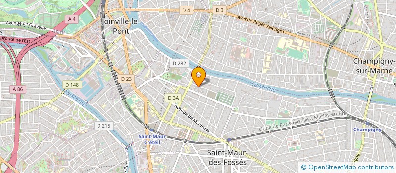 localisation de l'entreprise SYND.COPR. DU 10 RUE DU DAUPHINE 94 ST M à SAINT-MAUR-DES-FOSSES