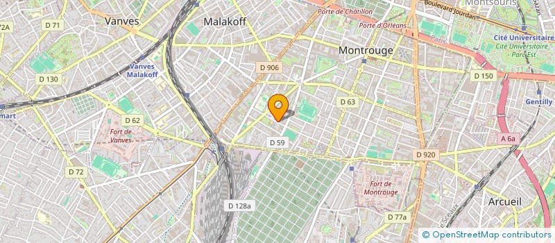 localisation de l'entreprise SYND.COPR. DU 10 RUE JULES      GUESDE 9  MONTROUGE