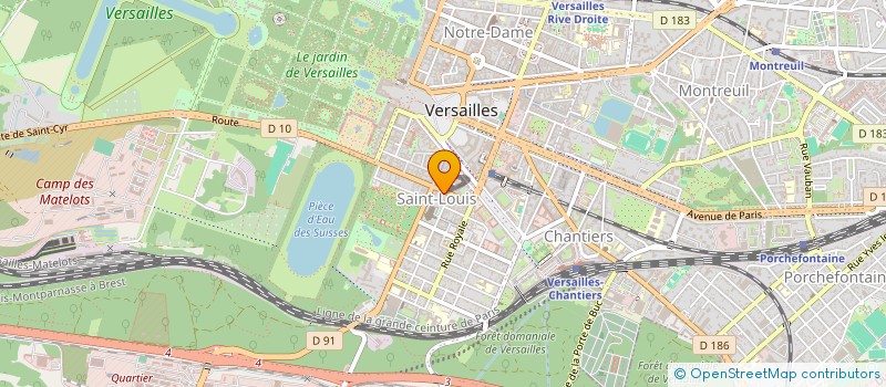 localisation de l'entreprise SYND.COPR. DU 10 RUE NEUVE NOTRE DAME 78 à VERSAILLES