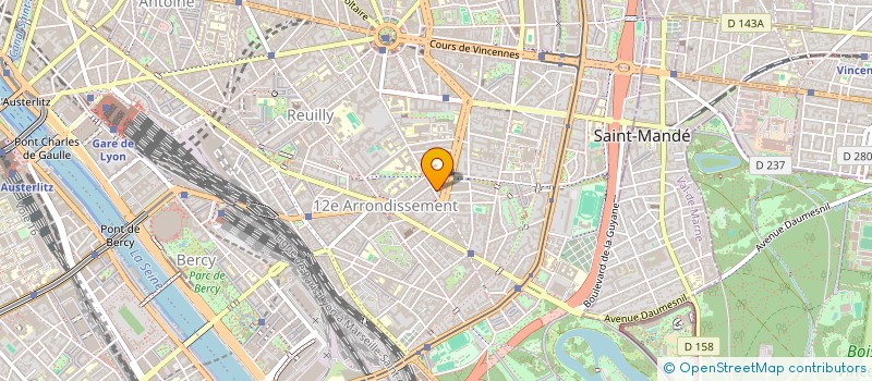 localisation de l'entreprise SYND.COPR. DU 10 RUE ROBERT     PLANQUET  PARIS