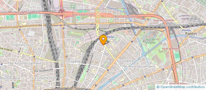 localisation de l'entreprise SYND.COPR. DU 102 RUE DE L OURCQ 75019 P  PARIS