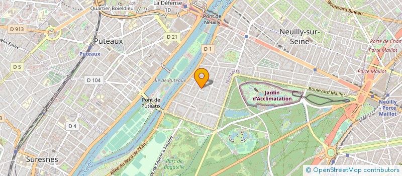 localisation de l'entreprise SYND.COPR. DU 103 RUE DE LONGCHAM à NEUILLY-SUR-SEINE