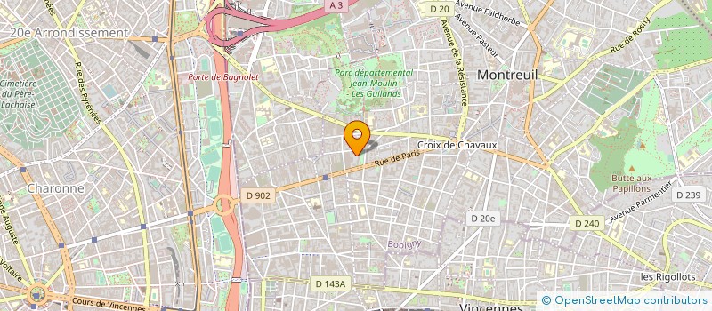 localisation de l'entreprise SYND.COPR. DU 105 RUE ETIENNE MARCEL 9 à MONTREUIL