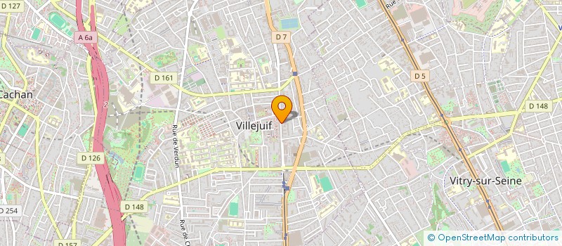 localisation de l'entreprise SYND COPR DU 106 RUE BENOIT MALON 94 ARC à VILLEJUIF