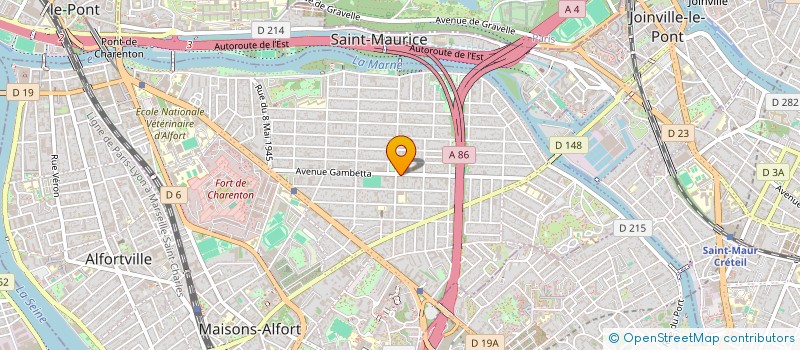 localisation de l'entreprise SYND.COPR. DU 109 AV GAMBETTA à MAISONS-ALFORT