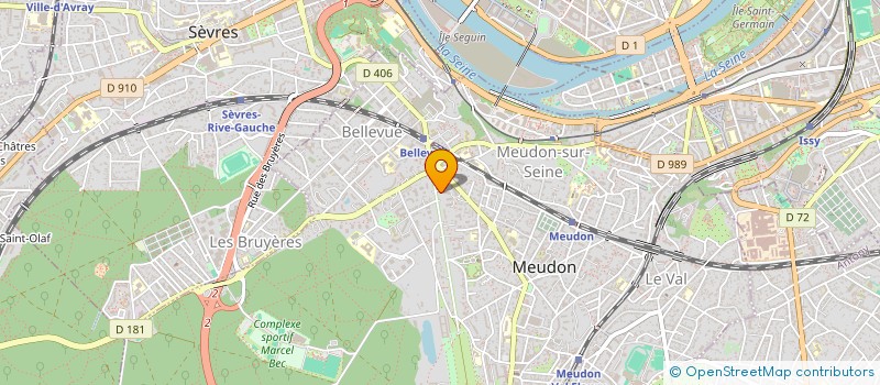 localisation de l'entreprise SYND COPR DU 11 AV DU CHATEAU à MEUDON