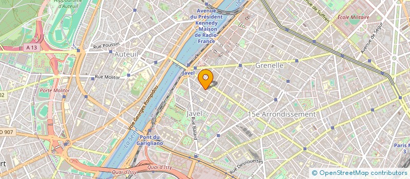 localisation de l'entreprise SYND COPR DU 11 R QUINAULT 75115  PARIS