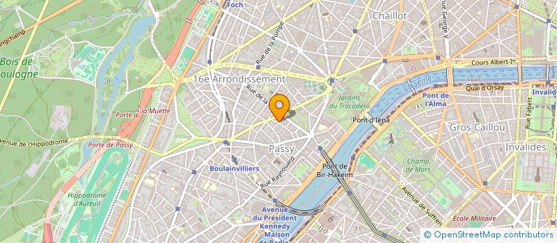 localisation de l'entreprise SYND.COPR. DU 11 RUE DE LA      FERRONNE  PARIS