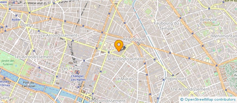 localisation de l'entreprise SYND COPR DU 11 RUE DES FONTAINES DU TEM  PARIS