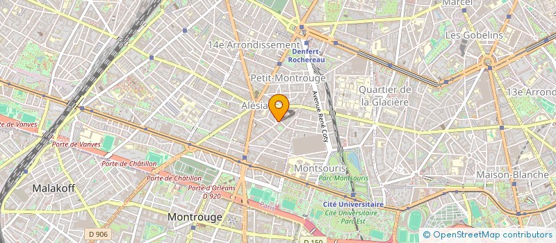 localisation de l'entreprise SYND COPR DU 11 RUE DU LOING    75014 PA  PARIS