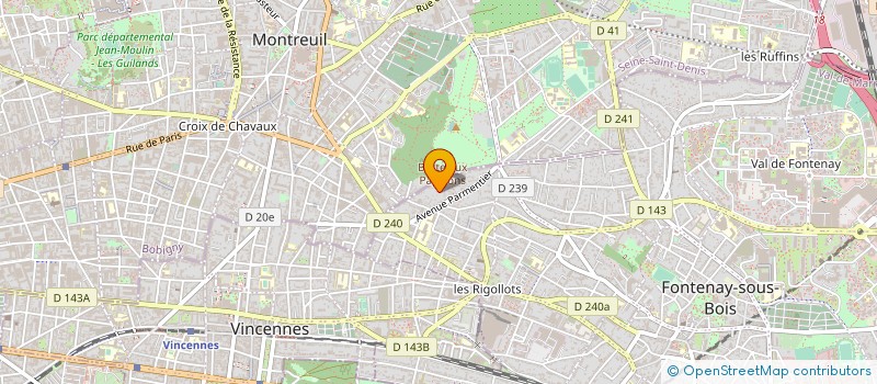 localisation de l'entreprise SYND COPR DU 11 RUE HENRI RUEL  94 FONTE à FONTENAY SOUS BOIS