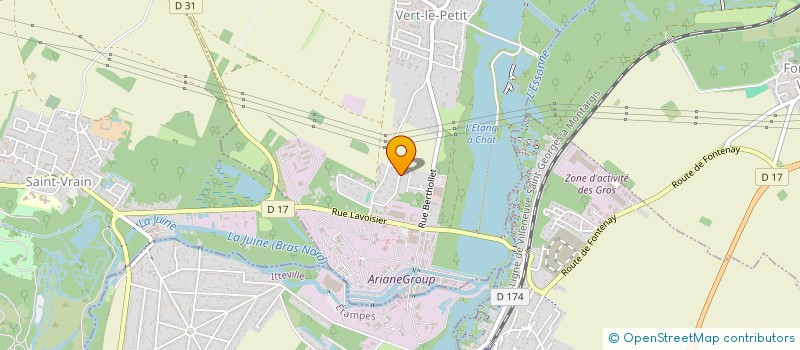 localisation de l'entreprise SYND.COPR. DU 11 RUE RASPAIL 93 ST OUEN  VERT-LE-PETIT