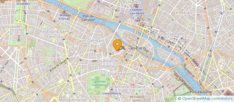 localisation de l'entreprise SYND.COPR. DU 11 RUE SUGER 75006 PARIS R  PARIS