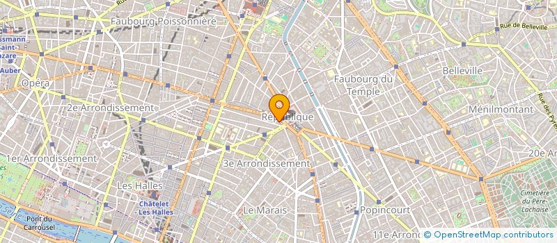 localisation de l'entreprise SYND COPR DU 11 RUE TESSON 75010 PARIS R  PARIS