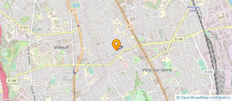 localisation de l'entreprise SYND.COPR. DU 11 VILLA DESHAYES 75014 PA  VITRY-SUR-SEINE