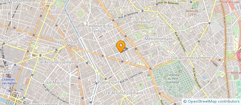 localisation de l'entreprise SYND COPR DU 110 RUE OBERKAMPF  75011 PA  PARIS