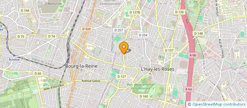 localisation de l'entreprise SYND.COPR. DU 112 AV. HENRI BARBUSSE 94 à L'HAY-LES-ROSES