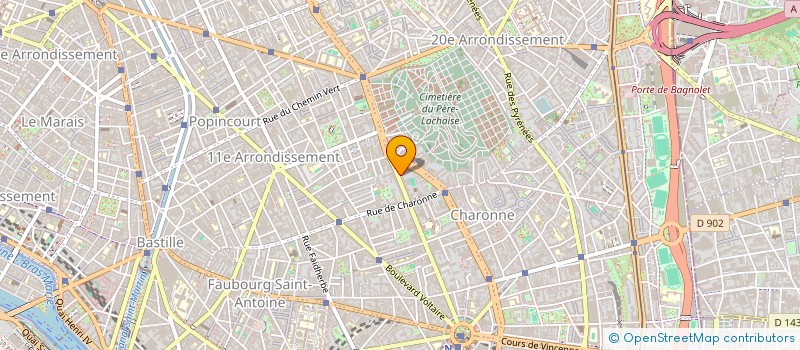 localisation de l'entreprise SYND COPR DU 114 120 AV PHILIPPE AUGUSTE  PARIS