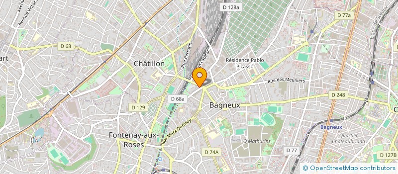 localisation de l'entreprise SYND COPR DU 116 AU 118 AV DE FONTAINE à BAGNEUX