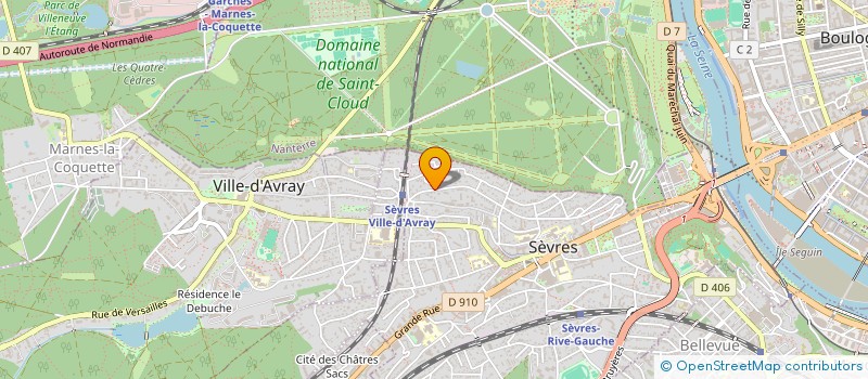 localisation de l'entreprise SYND.COPR. DU 117 RUE BRANCAS 92 SEVRES à SEVRES