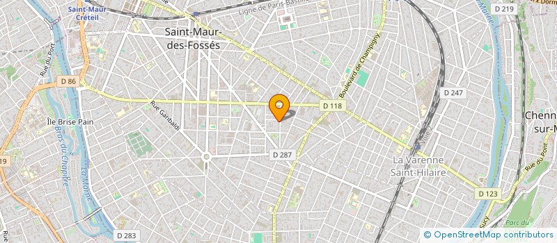 localisation de l'entreprise SYND.COPR. DU 12 AV VICTORIA à SAINT-MAUR-DES-FOSSES