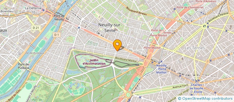 localisation de l'entreprise SYND.COPR. DU 12 BD DES SABLONS 92 NEUIL à NEUILLY-SUR-SEINE
