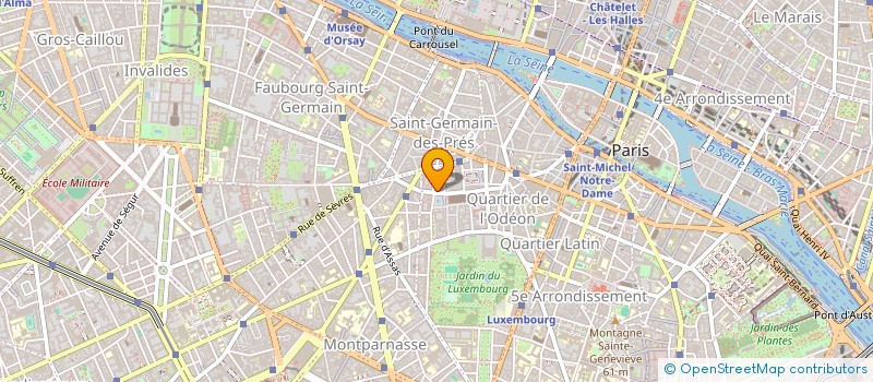localisation de l'entreprise SYND.COPR. DU 12 PL.ST SULPICE  PARIS 6  PARIS